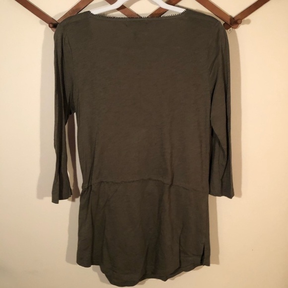 3/$25 🙌🏼 Lauren Ralph Lauren Button Down Tie Top S - Picture 3 of 5